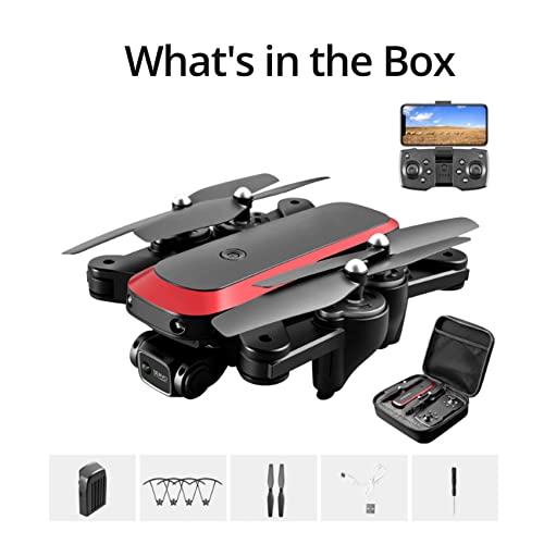 Drone Cameras GPS Drone for Adults with 4k Camera 5G FPV Live Video for Beginners, Foldable RC Quadcopter with Auto Return Home, Follow Me,Dual Cameras,Tap Fly,2 Batteries, Includes Carrying Case (Si