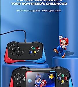 Yooya Handheld Game Console for Kids Adults, 3.5'' LCD Screen Retro Handheld Video Game Console, Preloaded 500 Classic Retro Video Games with Rechargeable Battery, Support 2 Players and TV Connection