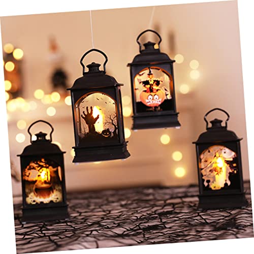 BESPORTBLE Outdoor Candle Mini Lantern LED Lanterns Fall Snow Globe Outdoor Lanterns Portable Vintage Lantern Festival Party Ornament Simulation Flame Light Flame Lamp Decorate Decorations