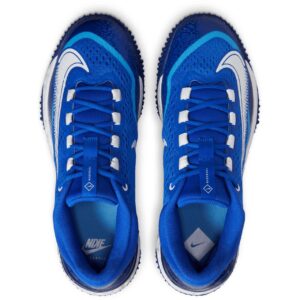 Nike Alpha Huarache Elite 4 Turf DJ6523-414 Hyper Royal-White Baseball Shoes 7.5 US