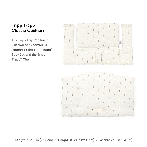 Tripp Trapp Classic Cushion, Wheat Cream - Pair with Tripp Trapp Chair & High Chair for Support and Comfort - Machine Washable - Fits All Tripp Trapp Chairs