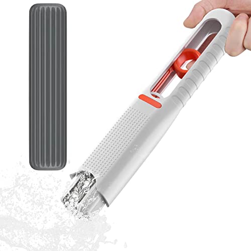 Desktop Cleaning Mini Mop,Automatic Squeeze Mops for Floor Cleaning - Smart Wet Dry Vacuum Cleaners, Floor Cleaner Mop Cordless Vacuum for Bathroom Sink