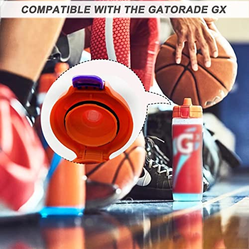 XYQMLY 10 Pcs Replacement Gaskets Rubber Seal Compatible with Gatorade GX Water Bottles, Food Grade Silicone Replacement Part for Gatorade GX Hydration System Bottle, Black