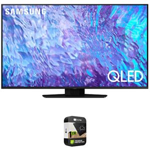 samsung qn50q80ca 50 inch qled 4k smart tv bundle with 1 yr cps enhanced protection pack (2023 model)