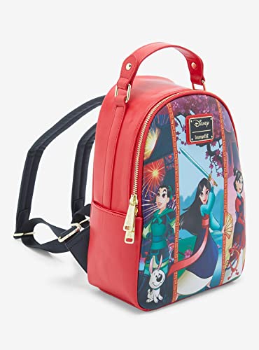 BoxLunch Loungefly Disney Mulan Outfits Mini Backpack Exclusive