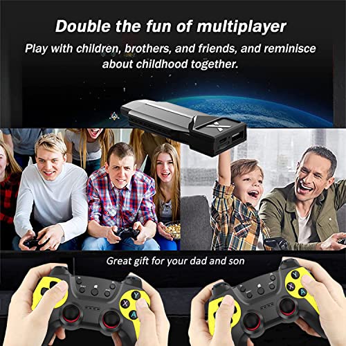 20000+ Games, Wireless Retro Game Console, Handheld Console, Plug and Play Video Game Stick, 9 emulators, 4K HDMI Output, Dual 2.4G Wireless Controllers