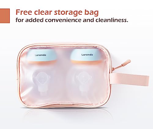 Hands Free Breast Pump︱Remote Control︱FDA Registered︱No Leakage, Painless︱3 Modes & 12 Levels︱Compact and Portable︱Wearable Breast Pump for Housework, Office, Travel or Car Use︱2Pcs(Model: RH-338)