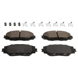 FXONCU Front Brake Disc Rotors and Pads Kit (Cast Iron) 17004003