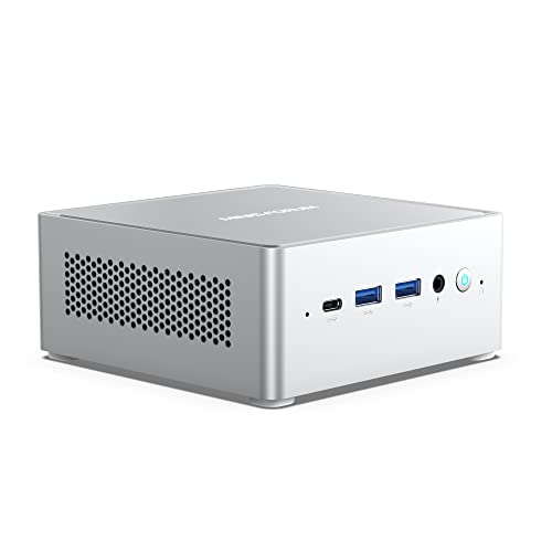 MINISFORUM NPB7 Mini PC 13th Gen Core i7-13700H(14C/20T) Mini Computer 32GB RAM+1TB SSD, Expandable HDD, HDMI×2+USB4×2 8K@60Hz Outputs, Intel Iris Xe Graphics Eligible Desktop Computer