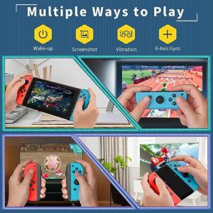 PPCgrop Joypad for Nintendo Switch/Lite/OLED, Replacement for Switch Controllers Support Dual Vibration/Motion Control/Screenshot/Wake-up Function