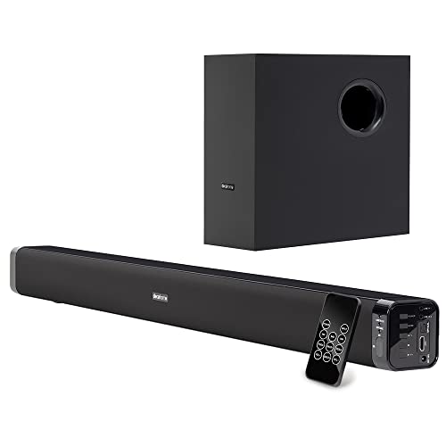 SAMSUNG UN50CU8000 50 inch Crystal UHD 4K Smart TV Bundle with Deco Gear Home Theater Soundbar with Subwoofer, Wall Mount Accessory Kit, 6FT 4K HDMI 2.0 Cables and More (2023 Model)