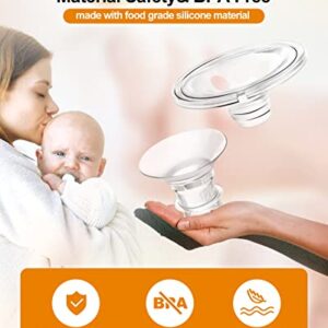 MAICHANG Wearable Breast Pump Accessory, Universal Flange Insert Type, Suitable for S9/S10/ S12 Original Parts Replacement, Reduce 24mm Nipple Tunnel to 13/17/19/21mm(17mm Flange Insert)
