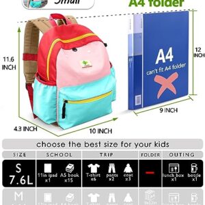 Preschool Toddler Backpack For Boys Girls, Toddler School Mini Backpack For School & Travel, Small Kids Child Backpacks, Preschool Kindergarten Elementary Toddler bag, 11" H, For Kids 2-4, Small