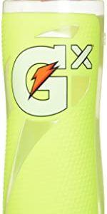 Gatorade Gx Hydration System, Non-Slip Gx Squeeze Bottles Faded Flag & Gx Hydration System, Non-Slip Gx Squeeze Bottles Neon Yellow Plastic, 30 Oz