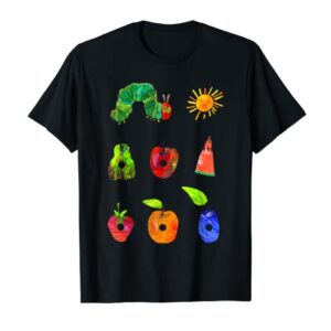 Hungry Caterpillar Funny Book Lover Vintage For Kids T-Shirt