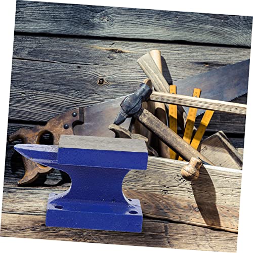 CORHAD 1pc Pad Anvil Heavy Duty Work Bench Hand Jewelry Hotfix Tool Cast Iron Anvil Tool Making Anvil DIY Hand-Knock Anvil Heavy-Duty Anvil Iron Anvil Pad Work Blue Iron Steel Wire Manual