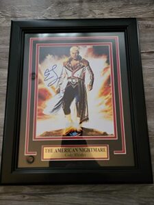 wwe cody rhodes 11x14 matted namplate photo autograph signed framed