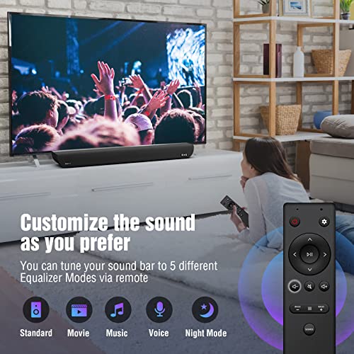 OXS S5 Sound bar for TV with HDMI eARC, Dolby Atmos 3.1.2 Built-in Subwoofer, Center Speaker, Bluetooth & Multi Wired Connection, 5 EQ, 4K HDR Passthrough, 230W, Home Theater Audio Wall Mounted