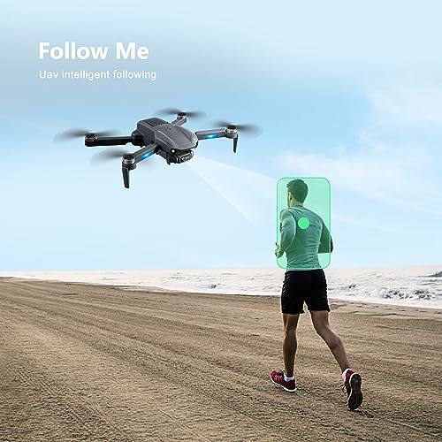 4DRC F12 GPS Drone with camera for Adults 4K 5G wifi FPV Live Video HD Camera,RC Quadcopter for Kids beginners with Brushless Motor, Return Home, GPS Follow Me, Carrying Case,2 Battery