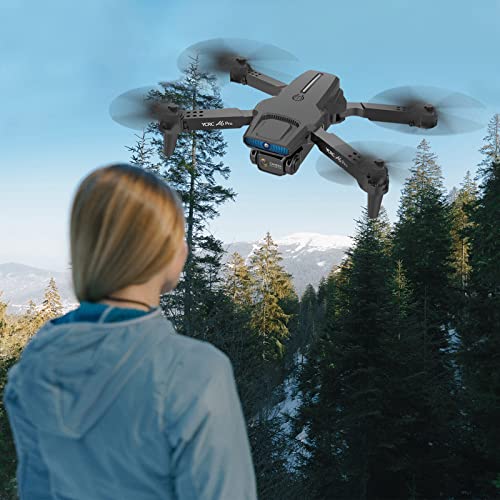 HHD Drone with Camera for Adults, Foldable RC Quadcopter for Beginners with 40 mins Flight Time, App Control, Auto Return Home, Follow Me, 2 Batteries