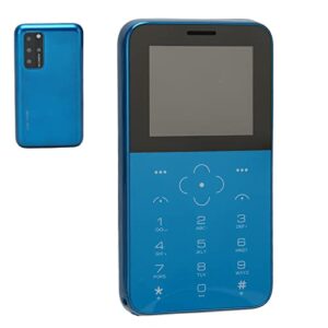 ashata unlocked basic mobile phone, mobile phone for old, 1.8in screen simple phone dual sim card 2g cellphone 1400mah mobile phone (blue)
