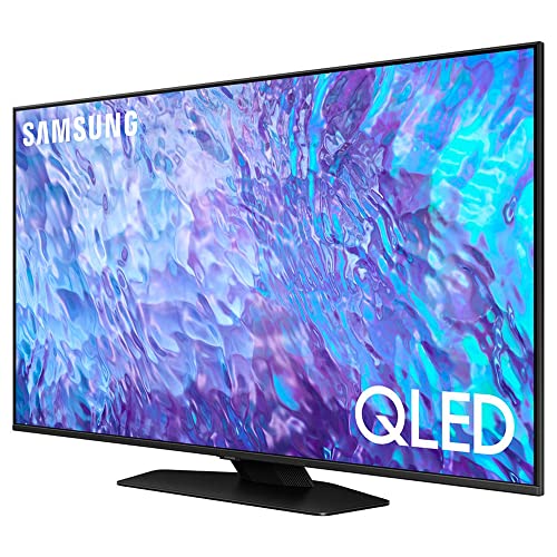 SAMSUNG QN50Q80CA 50 Inch HDR 4K QLED Smart TV Bundle HW-B650 3.1ch Soundbar with Dolby 5.1 DTS Virtual:X (2023 Model)