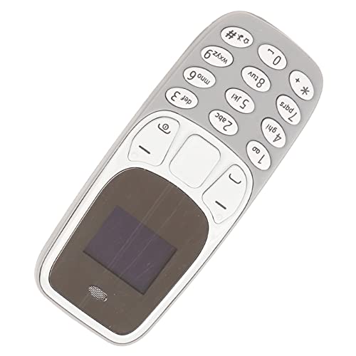 Dpofirs 2023 New 2G Mobile Phone for Seniors, Kids Cellphone Dual SIM Card Unlocked, Worlds Smallest Phone, 380mah Battery for 20 Hours Standby,GSM 2G 850 900 1800 1900MHZ (Grey)