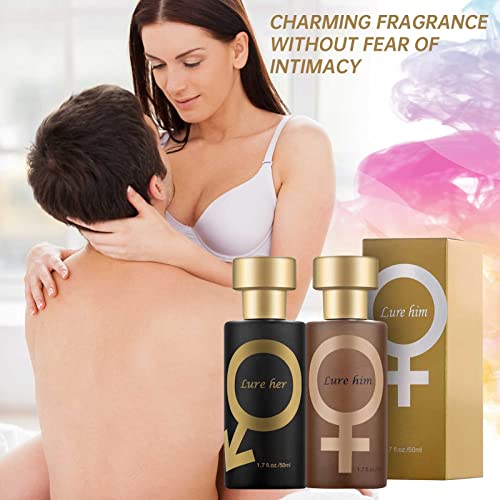 Outfmvch Long Lasting Fragrance Sweet Cologne Perfume, Natural Faint Scent Release Romantic Pheromones, Lure Perfume Body Mist for Neck Wrists Love Perfume For Men Women