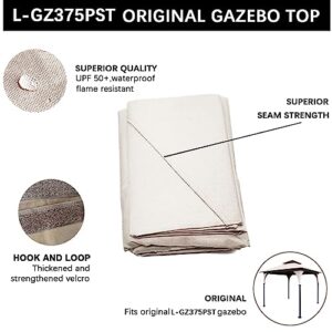 SCOCANOPY Replacement Canopy Top for 8' x 8' Gazebo #L-GZ375PST, L-GZ375PST-3