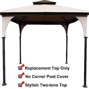 SCOCANOPY Replacement Canopy Top for 8' x 8' Gazebo #L-GZ375PST, L-GZ375PST-3