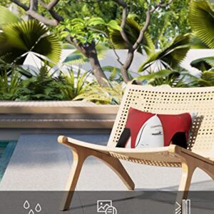 Throw Pillows with Strap, Neck & Lumbar Support Pillow Oudoor Patio Pillows, Sexy Woman Hiding Behind Red High Heels Stick Figure Pillow for Recliner, Beach Chair, Office Chair, Sofa, Armchair