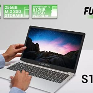 2023 Model 15.6" Full HD Windows 11 Home S Laptop - 8GB RAM 256GB SSD, AC WiFi, RJ45, Integrated Webcam - S15 N2 Lightweight Laptop