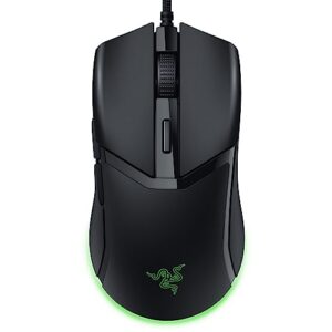 razer cobra wired gaming mouse: 58g lightweight design - gen-3 optical switches - chroma rgb lighting with underglow - precise 8500 dpi optical sensor - 100% ptfe mouse feet - speedflex cable - black