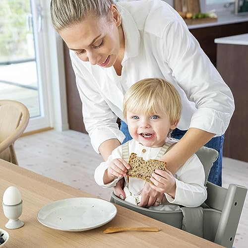 Tripp Trapp Classic Cushion, Glacier Green - Pair with Tripp Trapp Chair & High Chair for Support and Comfort - Machine Washable - Fits All Tripp Trapp Chairs