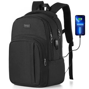 School Backpack Bookbag, Laptop Backpack Travel with Usb Charging Port for Men Women Anti Theft Water Resistant College Backpack Fits 17.3 Inch Notebook Over 3 Years Old