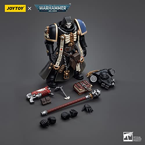 HiPlay JoyToy Warhammer 40K Ultramarines Primaris Chaplain Brother Varus 1:18 Scale Collectible Action Figure