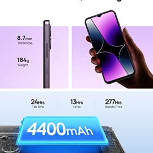 Ulefone Note 16 Pro | 2023 | Unlocked Cell Phone, Android 13, Octa-core 16GB + 256GB, 6.52" Screen Phones Unlocked, 50MP Dual Camera Mobile Phone, 4400 mAh, Dual 4G, Fingerprint Unlock, OTG, Black