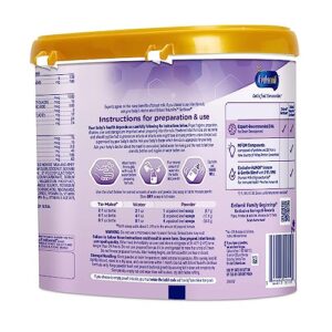 Enfamil NeuroPro Gentlease Baby Formula, Infant Formula Nutrition, Brain and Immune Support with DHA, Proven to Reduce Fussiness, Crying, Gas and Spit-up in 24 Hours, Reusable Tub, 19.5 Oz, 4 Count