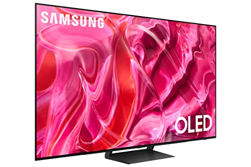 SAMSUNG QN55S90CAFXZA 55 Inch 4K OLED Smart TV with AI Upscaling with a HW-Q600B 3.1.2ch Soundbar with Dolby Atmos and DTS:X (2023)