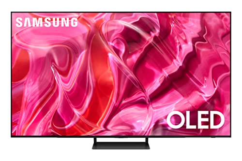 SAMSUNG QN55S90CAFXZA 55 Inch 4K OLED Smart TV with AI Upscaling with a HW-Q600B 3.1.2ch Soundbar with Dolby Atmos and DTS:X (2023)