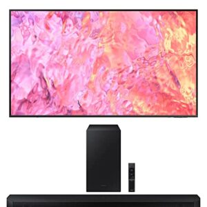 SAMSUNG QN50Q60CAFXZA 50" QLED 4K Quantum HDR Smart TV with a HW-Q60B 3.1ch Soundbar and Subwoofer with DTX Virtual:X (2023)