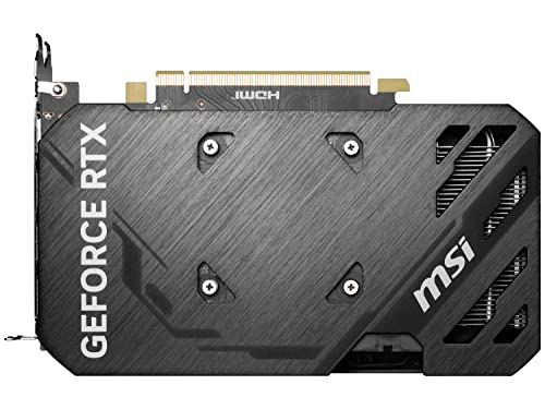 MSI Gaming GeForce RTX 4060 Ti 8GB GDRR6 128-Bit HDMI/DP Nvlink TORX Fan 4.0 Ada Lovelace Architecture Graphics Card (RTX 4060 Ti Ventus 2X Black 8G OC)