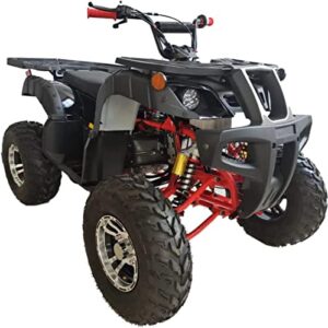 HHH 200cc Adult ATV with Automatic Transmission w/Reverse, Big 23"/22" Aluminium Rim Wheels! (Red color)