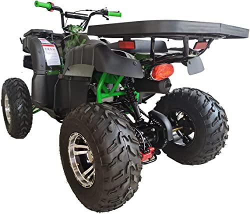 HHH 200cc Adult ATV with Automatic Transmission w/Reverse, Big 23"/22" Aluminium Rim Wheels! (Red color)