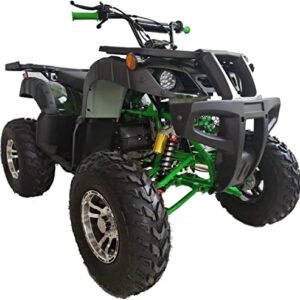 HHH 200cc Adult ATV with Automatic Transmission w/Reverse, Big 23"/22" Aluminium Rim Wheels! (Red color)