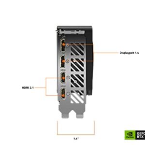 Gigabyte GV-N406TGAMING OC-8GD GeForce RTX 4060 Ti Gaming OC 8G Graphics Card, 3X WINDFORCE Fans, 8GB 128-bit GDDR6, Video Card