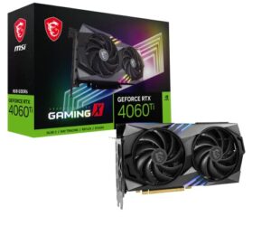 msi gaming geforce rtx 4060 ti 8gb gdrr6 128-bit hdmi/dp nvlink torx fan 4.0 ada lovelace architecture graphics card (rtx 4060 ti gaming x 8g)