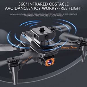 Mini Drone with 1080P Dual HD Camera, Foldable FPV Remote Control Quadcopter Drone with Camera for Adults and Kids, One Key Take Off/Land, Altitude Hold, Speed Adjustment (One Camera)