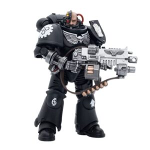 JoyToy 1/18 Action Figure Warhammer 40,000 Iron Hands Intercessors Brother Ignar Collection Model(4.76 inch)