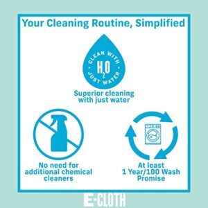 E-Cloth Deep Clean Mop, Microfiber Mop, Perfect Floor Cleaner, Laminate, Tile and Stone Flooring, Washable and Reusable & Shower Cleaning Kit, Microfiber Shower Cleaner, Streak-Free Shine on Showers